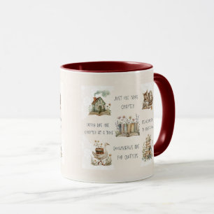 Taza Envoltura de cita de amante de libro lindo