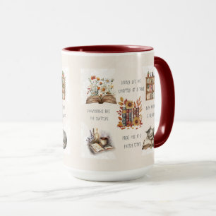 Taza Envoltura de cita de amante de libros linda