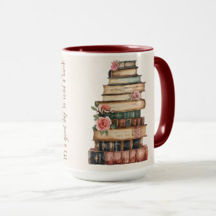 Taza Envoltura de cita de amante de libros linda