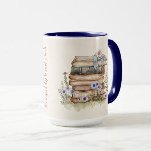 Taza Envoltura de cita de amante de libros linda