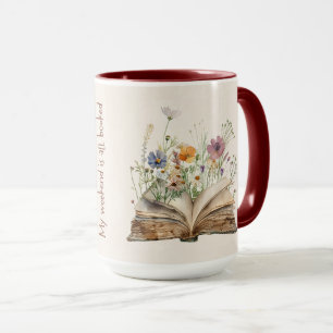 Taza Envoltura de cita de amante de libros linda