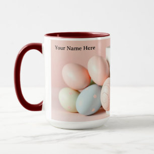 Taza Envoltura Transparente de Huevo de Pascua Pastel M
