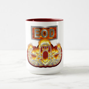 Taza EOD conmemorativa de diseño único