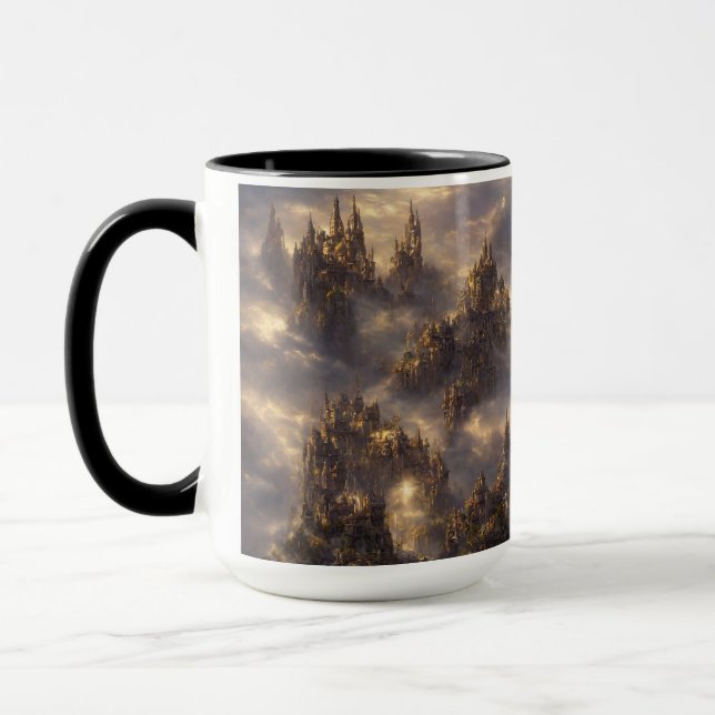 Taza Epic eldin ring film map cyberpunk mug (Izquierda)