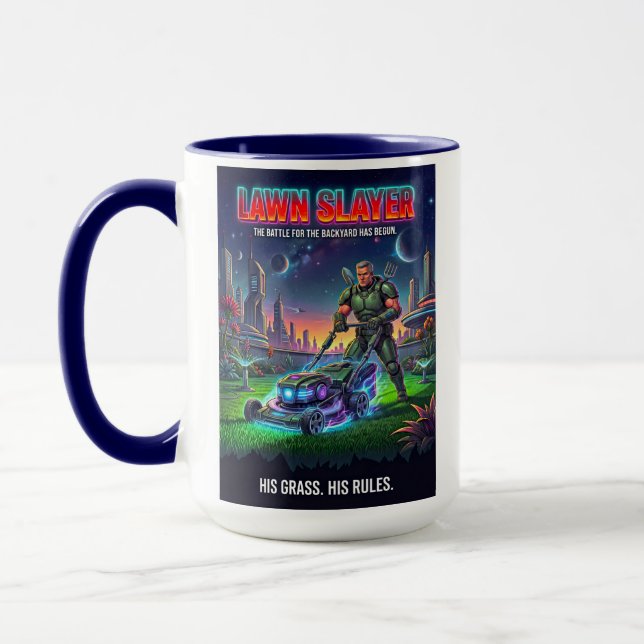 Taza Epic Galactic Garden Hero Sci Fi Parody (Izquierda)
