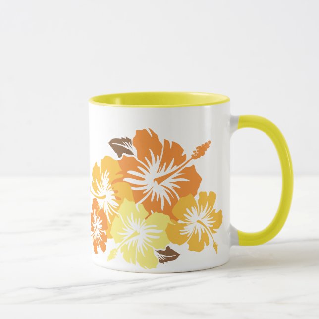 Taza "Epic Hibiscus" en el Naranja Mug (Derecha)