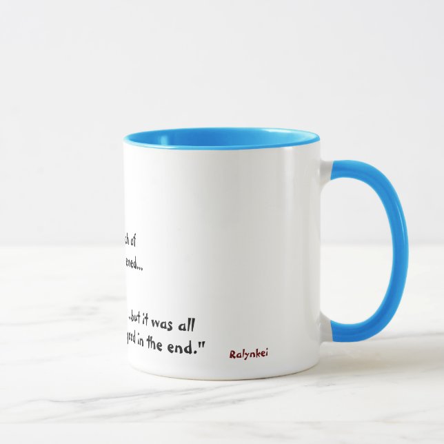 Taza épica de la cita de Arjur (Derecha)