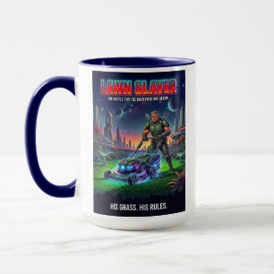 Taza Épica Parodia de Ciencia Ficción Héroe del Jardín 