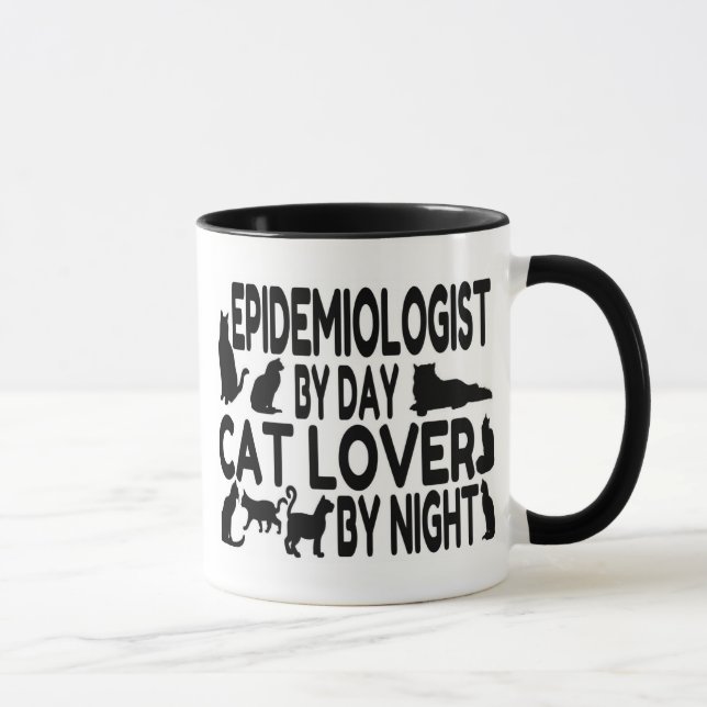 Taza Epidemiólogo de Cat Lover (Derecha)