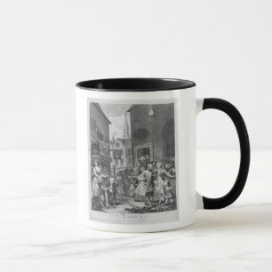 Taza Épocas del día, mediodía, 1738
