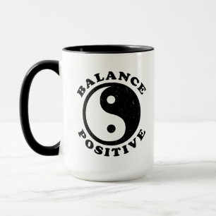 Taza Equilibrar la conciencia positiva Yin Yang