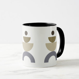 Taza Equilibrio - formas geométricas coloridas de media
