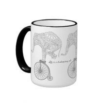 Equilibrio para bicicletas Elephant Penny Farthing