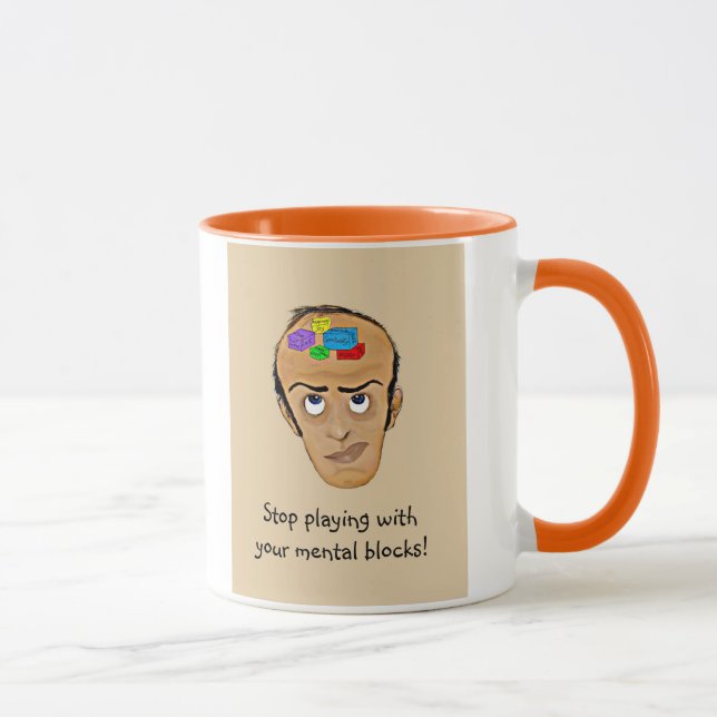 Taza ¡Equipaje emocional! - Humor de la psiquiatría (Derecha)