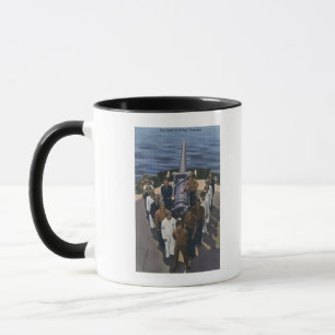 Taza Equipo de arma en la formación de la victoria -