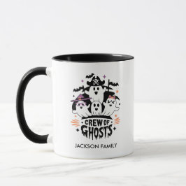 Taza Equipo de Custo Boo de Fantasma Familia Halloween