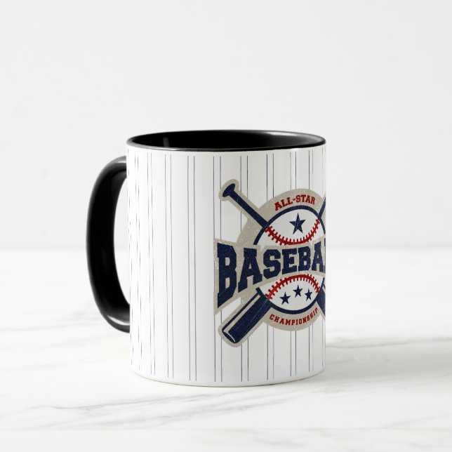 Taza Equipo de Estrellas de Béisbol Deporte Deportes (Anverso izquierdo)