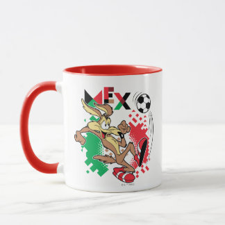 Taza Equipo de fútbol de México gráfico de WILE E. COYO