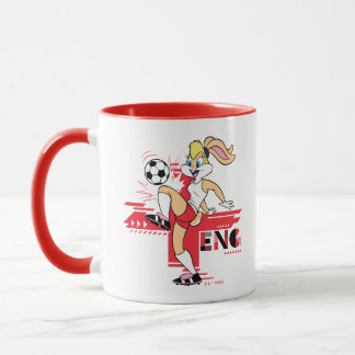 Taza Equipo de fútbol gráfico de Lola Bunny Inglaterra