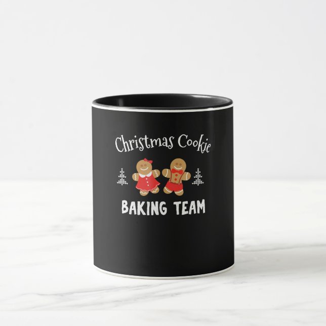 Taza Equipo de hornear galletas de navidades | hombre d (Centro)