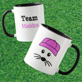 Taza Equipo de personalizable Pequeño Béisbol de Ratón