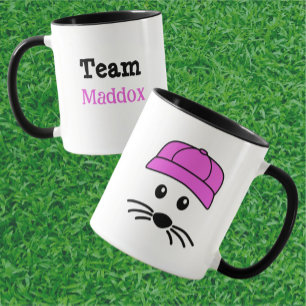 Taza Equipo de personalizable Pequeño Béisbol de Ratón