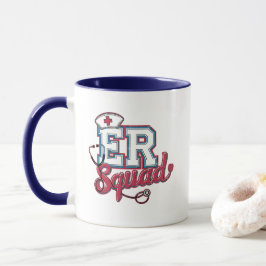 Taza ER Squad, Emergency Room, Nurse Shirt, Doctor Gift