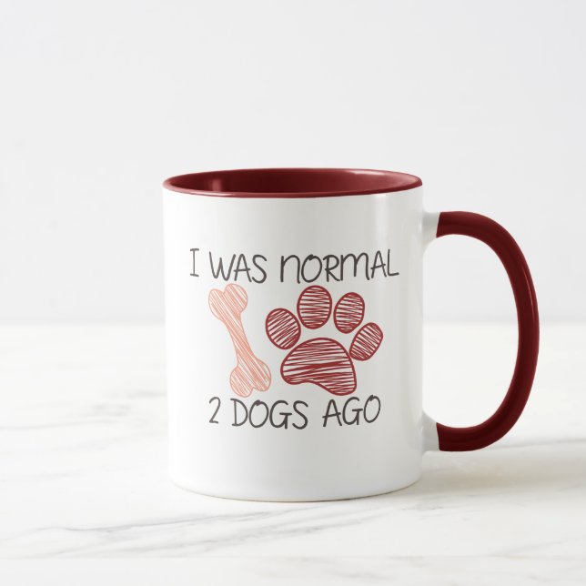 TAZA ERA NORMAL HACE 2 PERROS (Derecha)