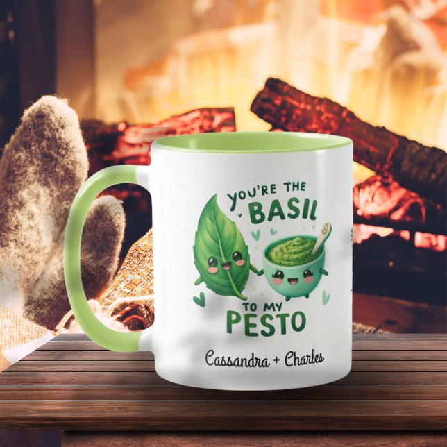 Taza Eres el Basil del Personalizado de My Pesto (You’re the Basil to My Pesto Custom Mug)