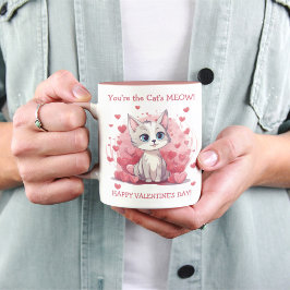 Taza Eres el mísero San Valentín del gato