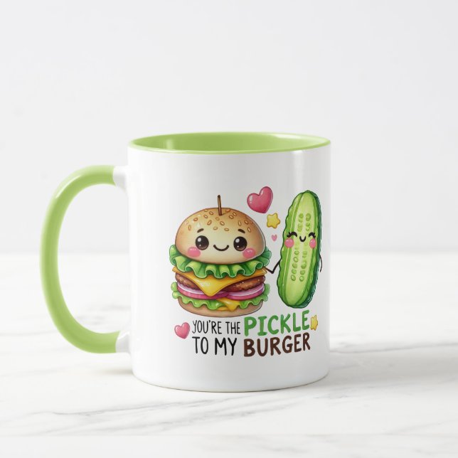 Taza Eres el pepinillo de mi hamburguesa (Izquierda)