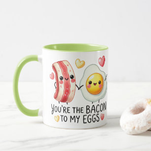 Taza Eres el Tocino para mis Huevos — Lindo Pareja con 