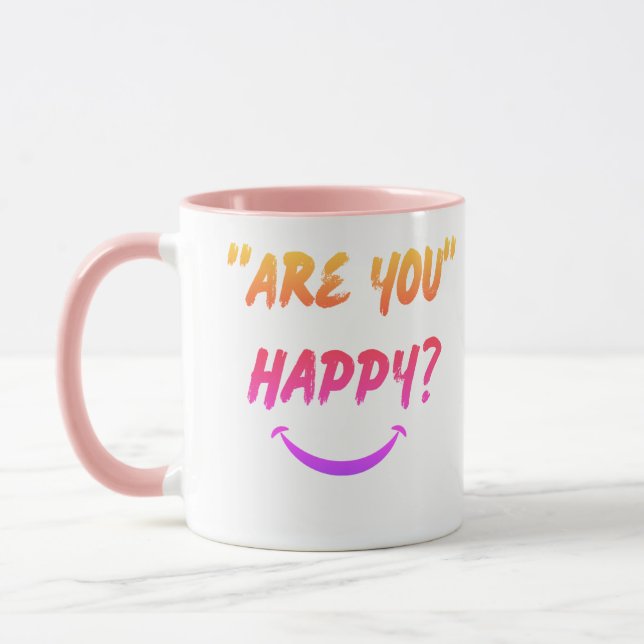 Taza ¿Eres feliz Clásico Mug, 11 oz (Izquierda)