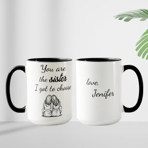 Taza Eres La Hermana Que Tengo Que Elegir, Nombre Perso