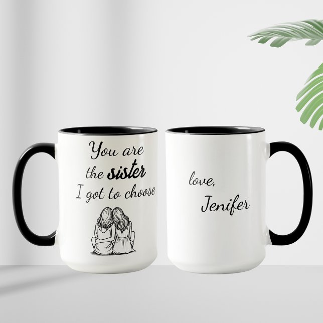 Taza Eres La Hermana Que Tengo Que Elegir, Nombre Perso (Subido por el creador)