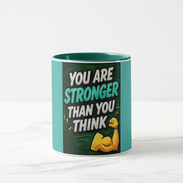 Taza Eres Más Fuerte De Lo Que Crees  (Centro)