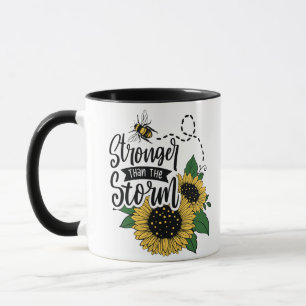 Taza Eres más fuerte que esta tormenta. Un café de rega