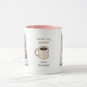Taza Eres Mi Mejor Amiga Regalo de 2 Fotos Bestea