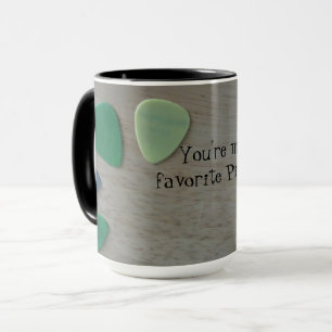 Taza Eres mi púa de guitarra favorita dicho