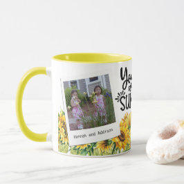 Taza Eres Mi Sol - Sunflowers - 2 Photo Mug