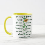 Taza Eres mi Sunshine<br><div class="desc">Eres mi poema Sunshine y girasol</div>