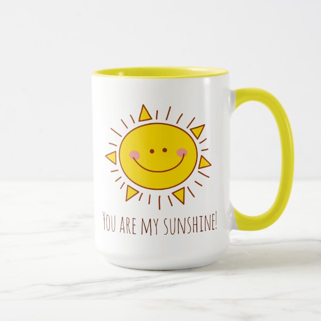 Taza Eres Mi Sunshine Feliz Día Alegre (Derecha)