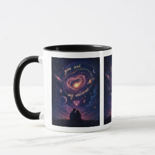 Taza Eres Mi Universo Universo Ilustración