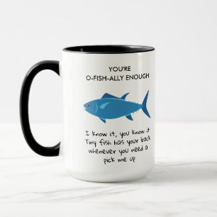 Taza Eres O Fish Ally suficiente enfermera graciosa cum