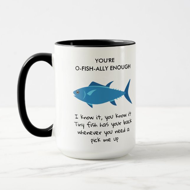 Taza Eres O Fish Ally suficiente enfermera graciosa cum (Izquierda)
