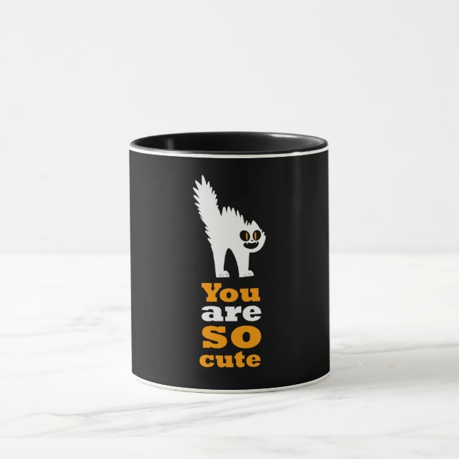 Taza Eres tan lindo gato frustado (Centro)