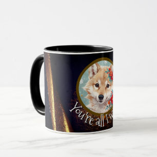 Taza Eres Todo Lo Que Quiero - Foto en Negro y Dorado