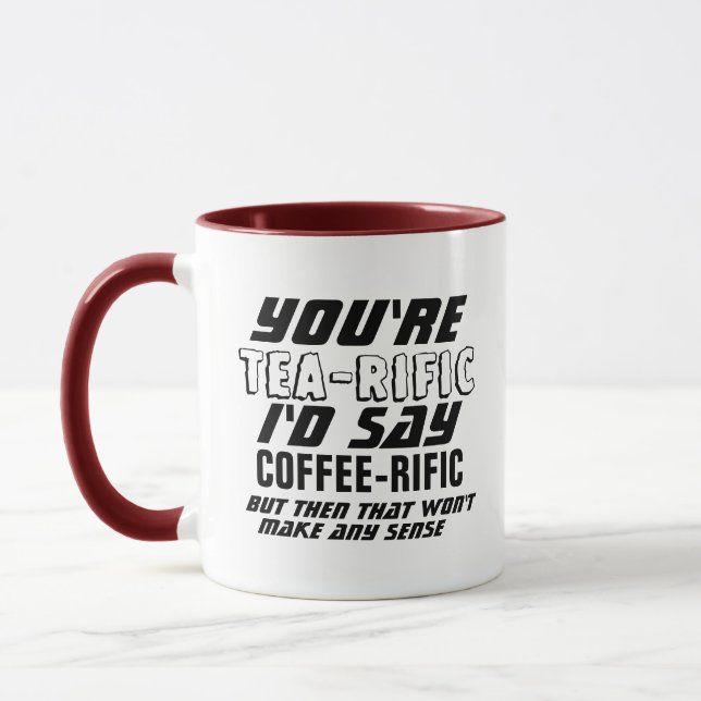 Taza Eres un café personalizado Personalizado gracioso  (Izquierda)