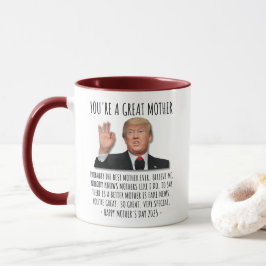 Taza Eres un gran día de madre divertida