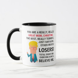Taza Eres un regalo de nombre personalizado de Trump, u
